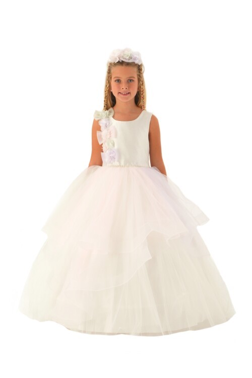 Kız çocuk tarlatanlı elbise